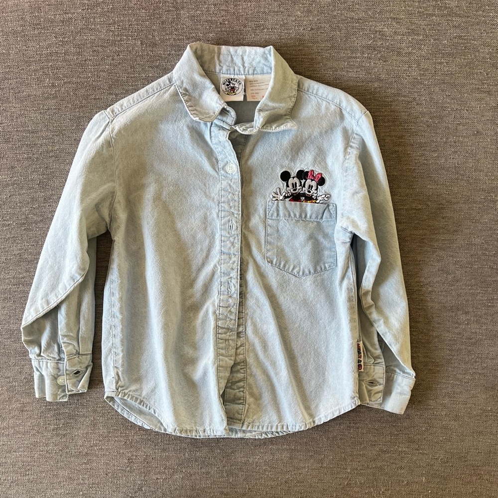 Mickey & co chambray button up